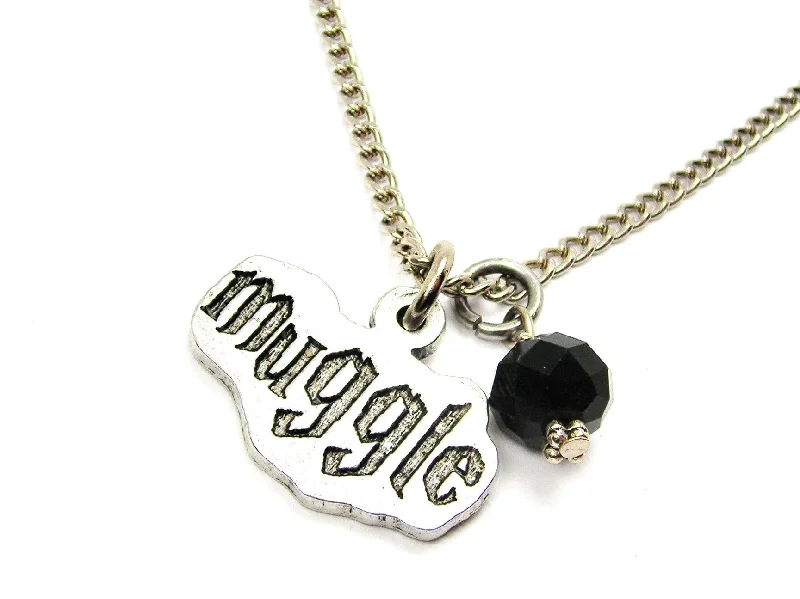 women's necklaces delicate and dainty -Muggle Necklace