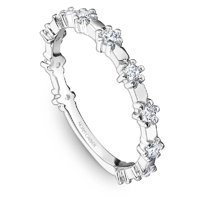 women's ring best seller -Noam Carver Stackable Collection 0.38cttw. Diamond Fashion Ring STA17-1