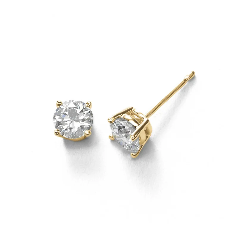 women's earrings subtle sophistication -.25 Carat Diamond Stud Earrings, SI2 14K Yellow Gold