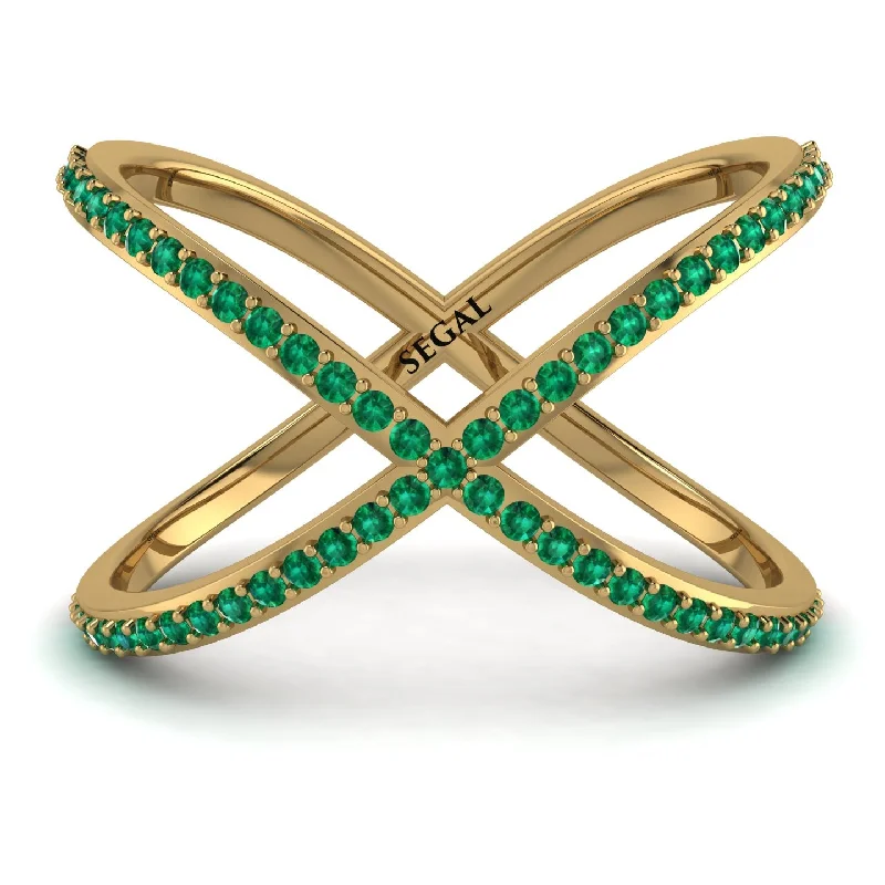 women's ring premium quality -X Emerald Ring - Emery No. 4