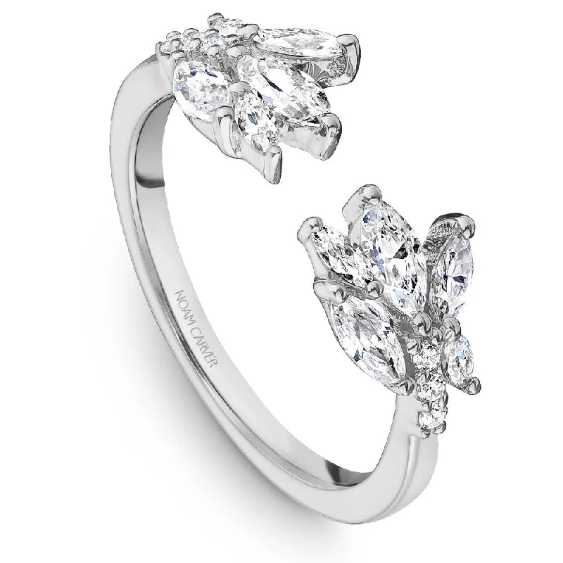 women's ring zodiac sign -Noam Carver Stackable Collection 0.99cttw. Diamond Fashion Ring STA21-1