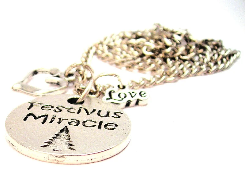 women's necklaces special occasion -Festivus Miracle Little Love Necklace