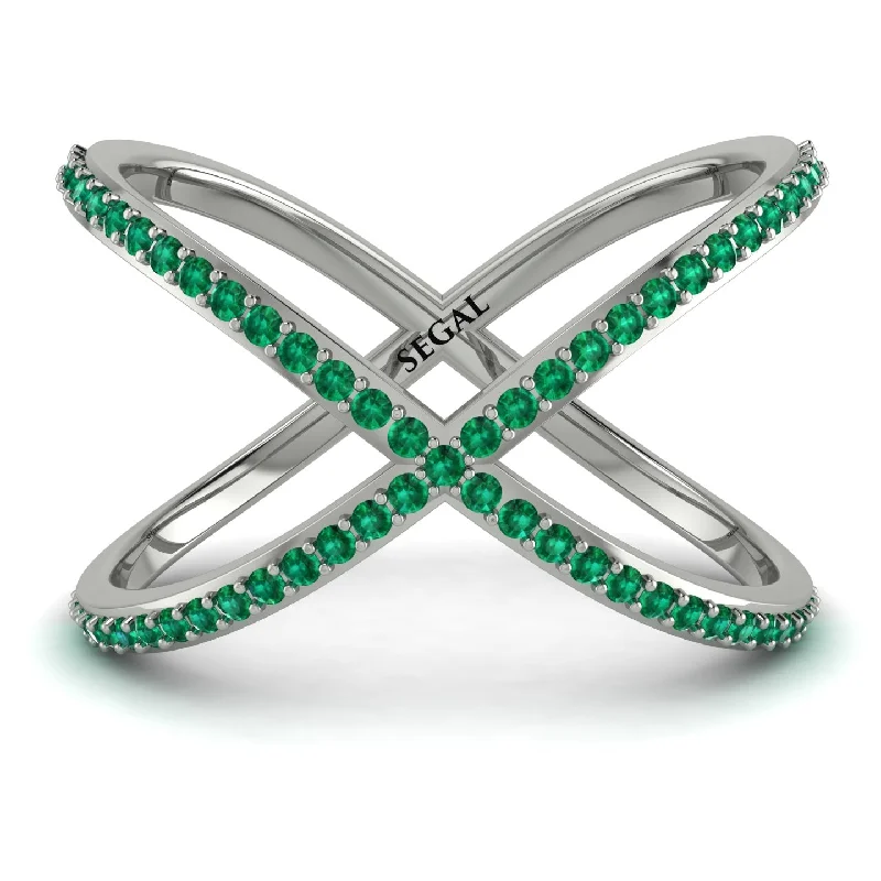 women's ring designer brand -X Emerald Ring - Emery No. 6