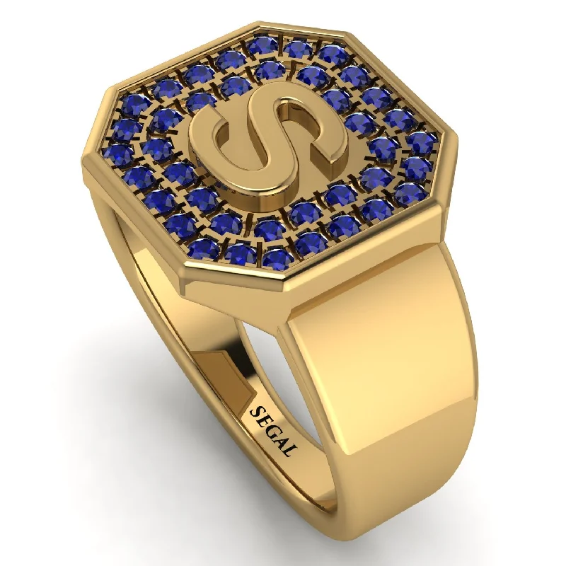 women's ring classic style -Personalized Signature Sapphire Ring - Emersyn No. 13