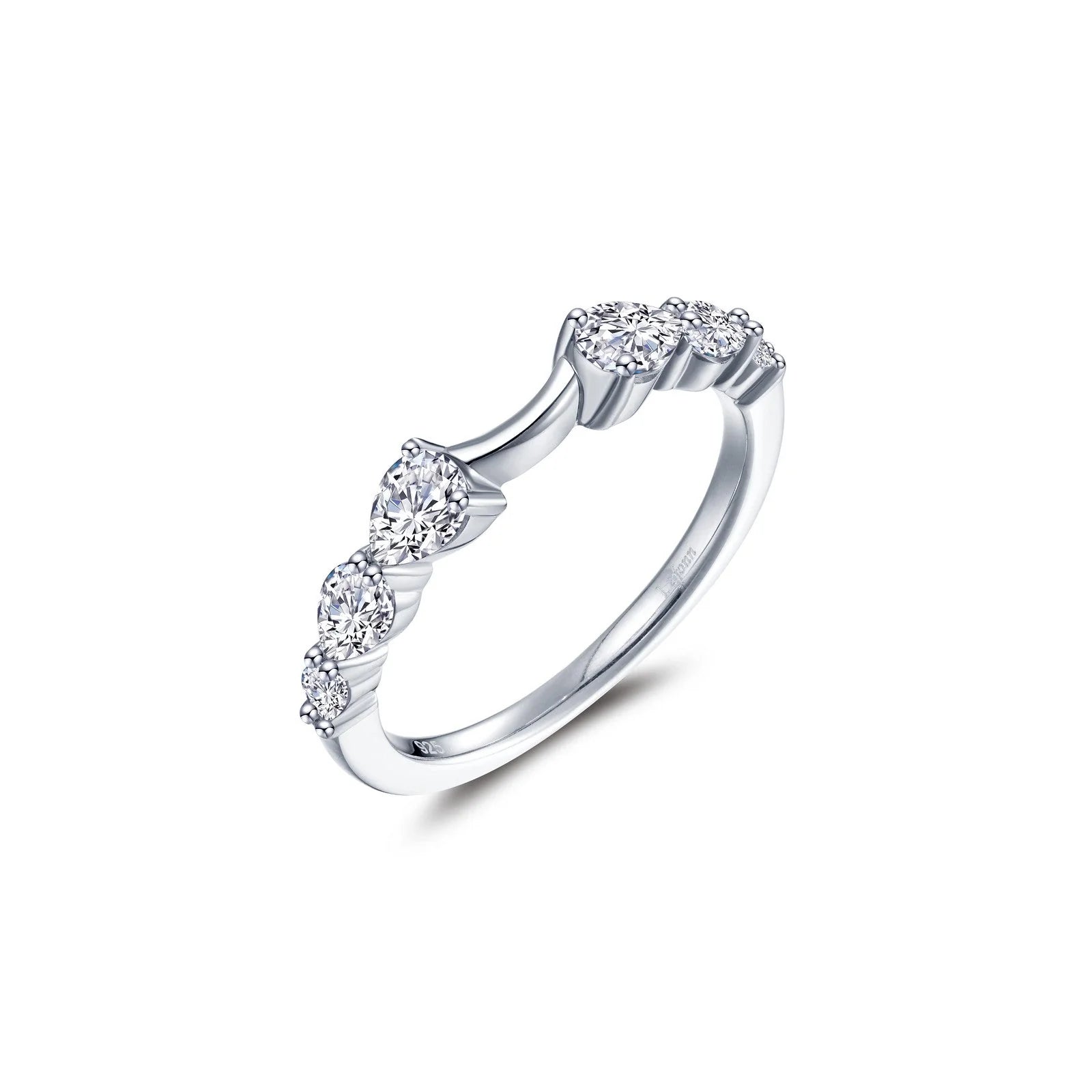 women's ring eco-friendly -Lafonn Simulated Diamond Contour Ring R0547CLP07