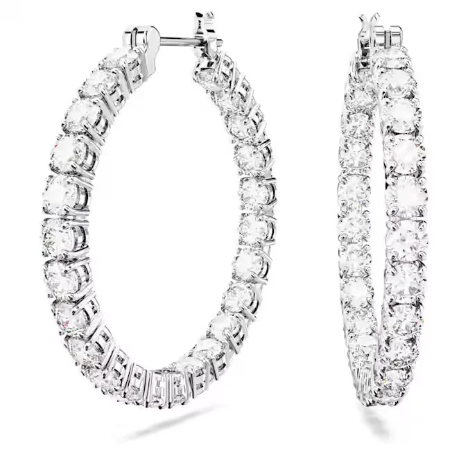 women's earrings special occasion -Matrix hoop earrings