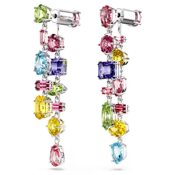 women's earrings crystal accent -Gema Drop Earrings