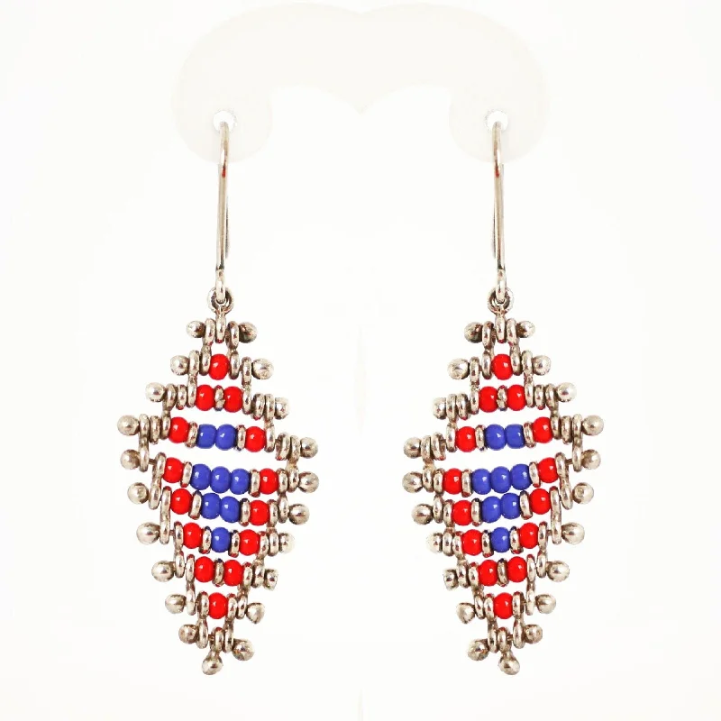 women's earrings trendy look -African Bead Hanging Earrings