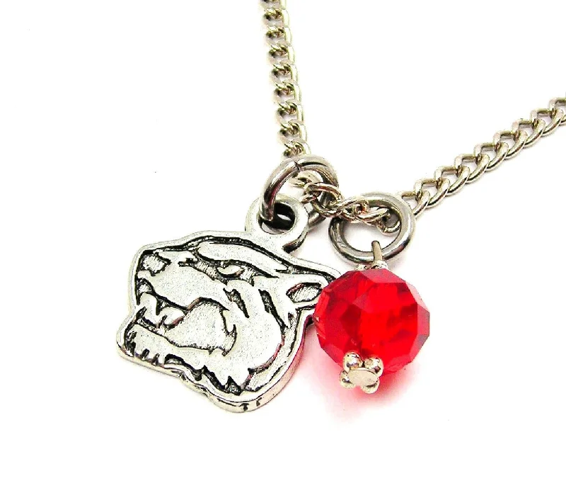 women's necklaces butterfly charm -Panther Mascot Necklace