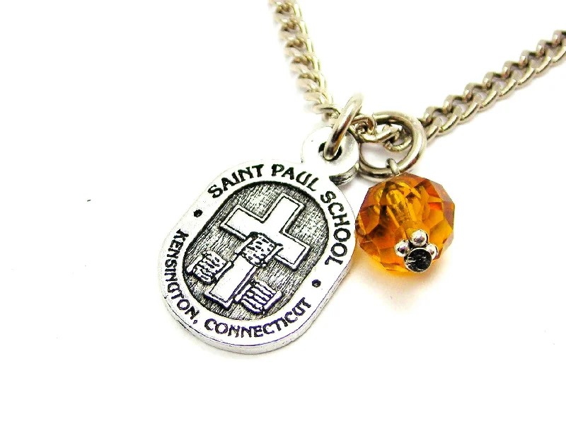 women's necklaces gold -Saint Paul School 18" Necklace