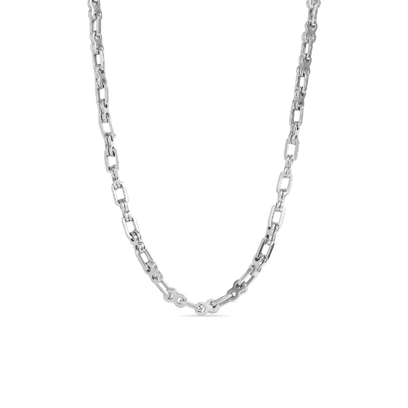 women's necklaces choker style -Stainless Steel Necklace / NKJ0025