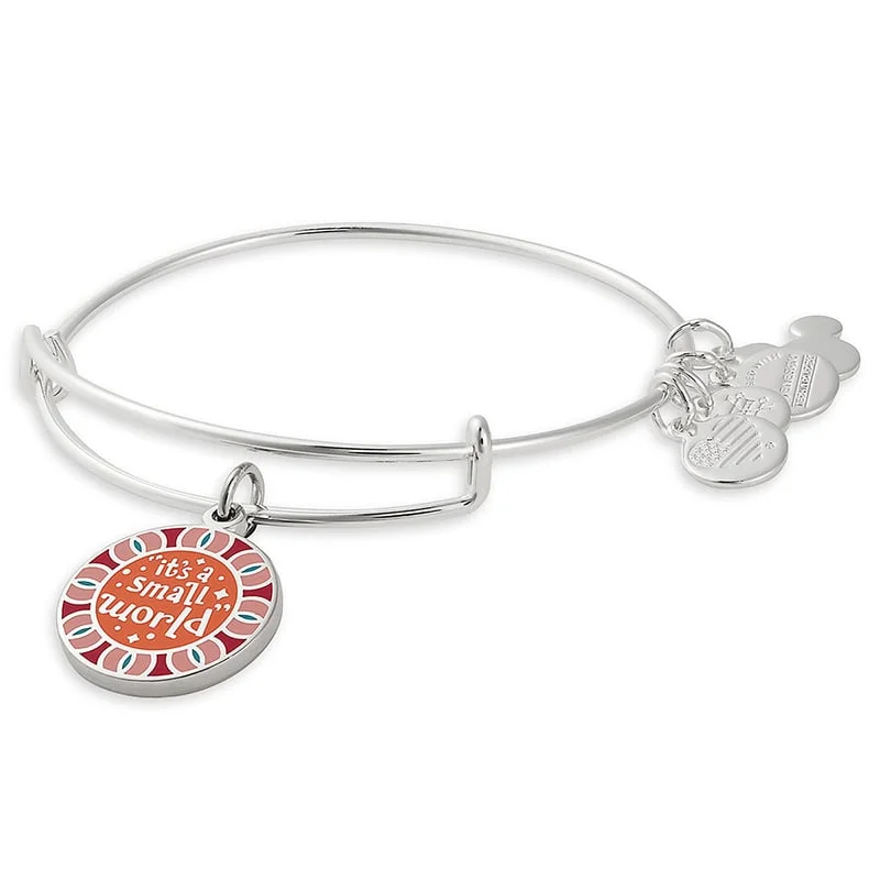 women's bracelets multi-layered style -Disney® It's A Small World Charm Bangle