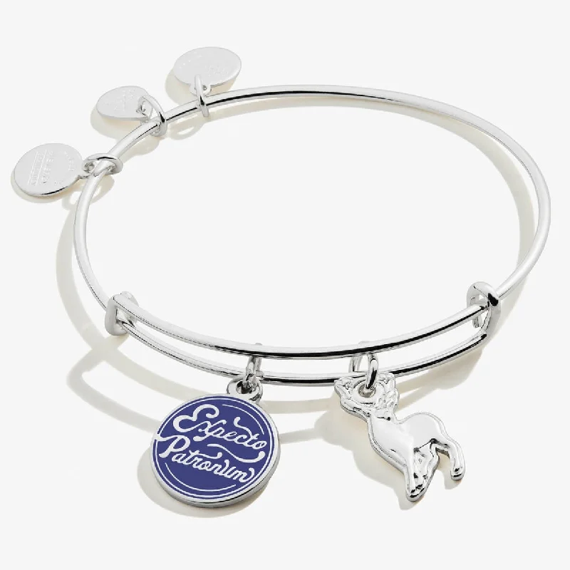 women's bracelets star charm -Harry Potter™ Expecto Patronum Duo Charm Bangle