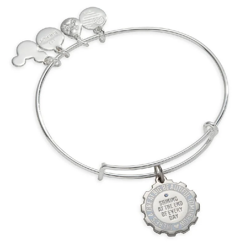 women's bracelets delicate twisted design -Disney® Great Big Beautiful Tomorrow Charm Bangle