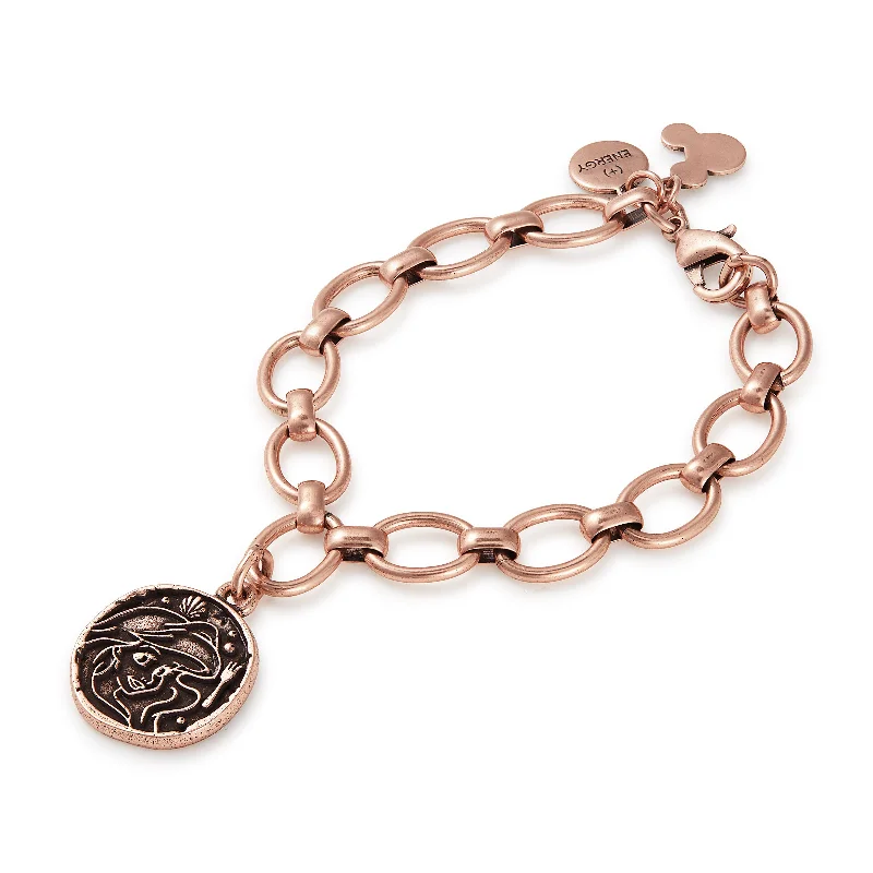 women's bracelets minimalist charm -Disney® Ariel Coin Chain Bracelet