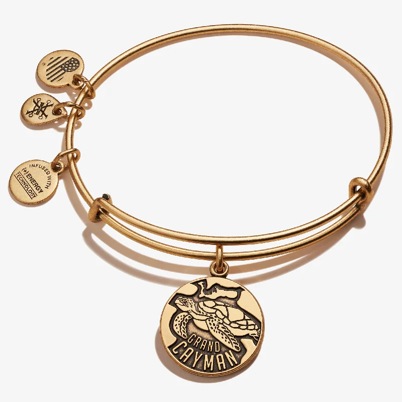 women's bracelets moon and sun -Grand Cayman Charm Bangle