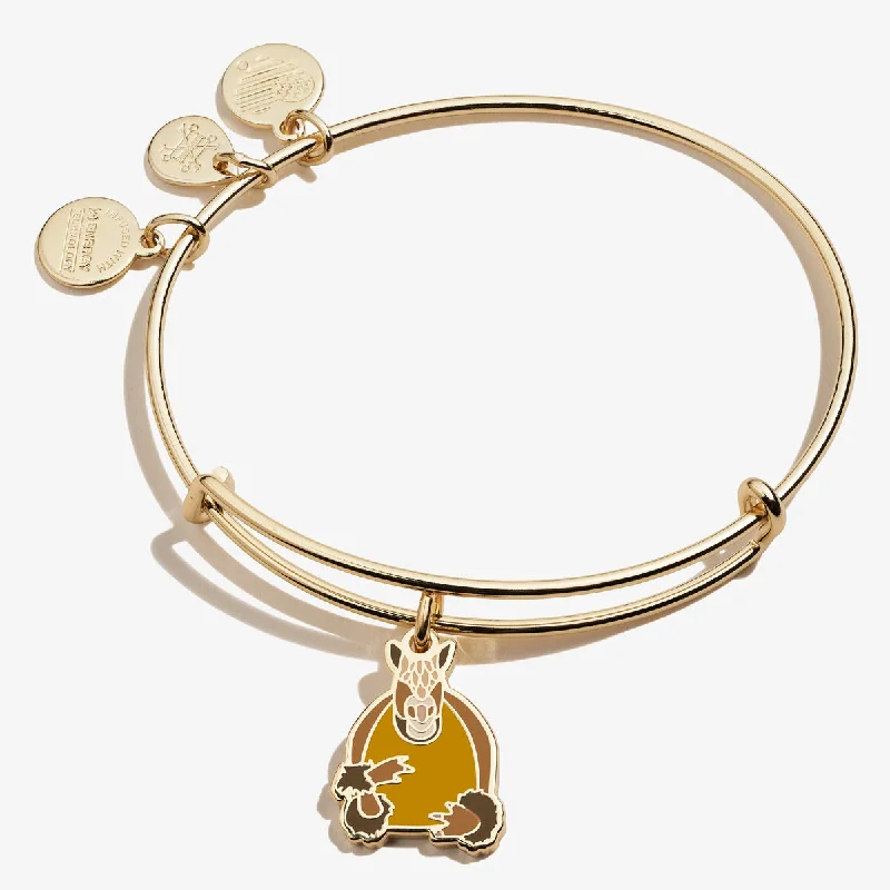 women's bracelets anniversary gift -FRIENDS™ Holiday Armadillo Charm Bangle