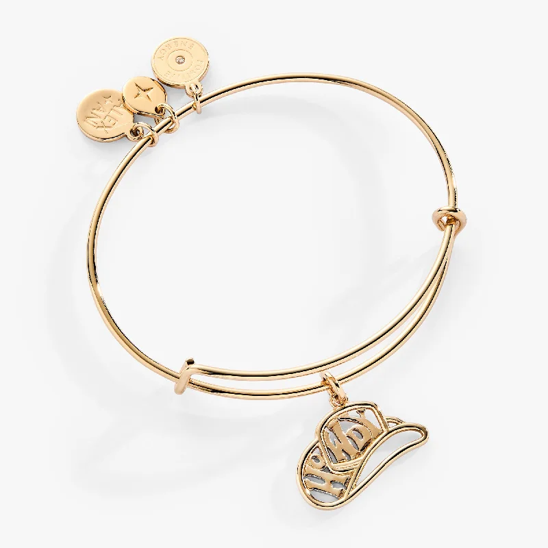 women's bracelets stacking minimalist style -Howdy Charm Bangle