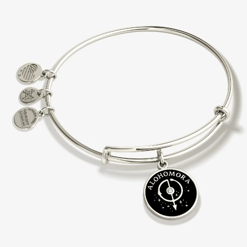 women's bracelets celestial moon and stars -Harry Potter™ 'Alohomora'™ Charm Bangle Bracelet