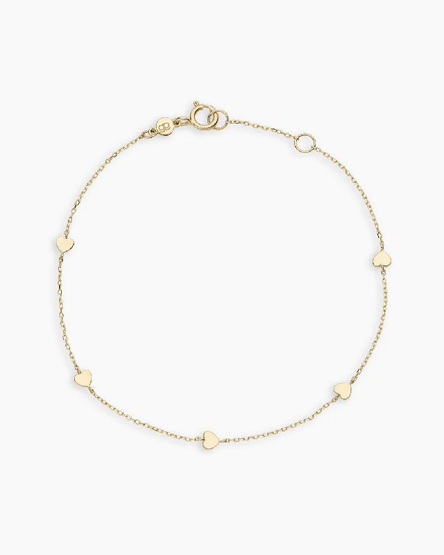 women's bracelets Valentine's Day gift -14k Gold Amour Heart Bracelet