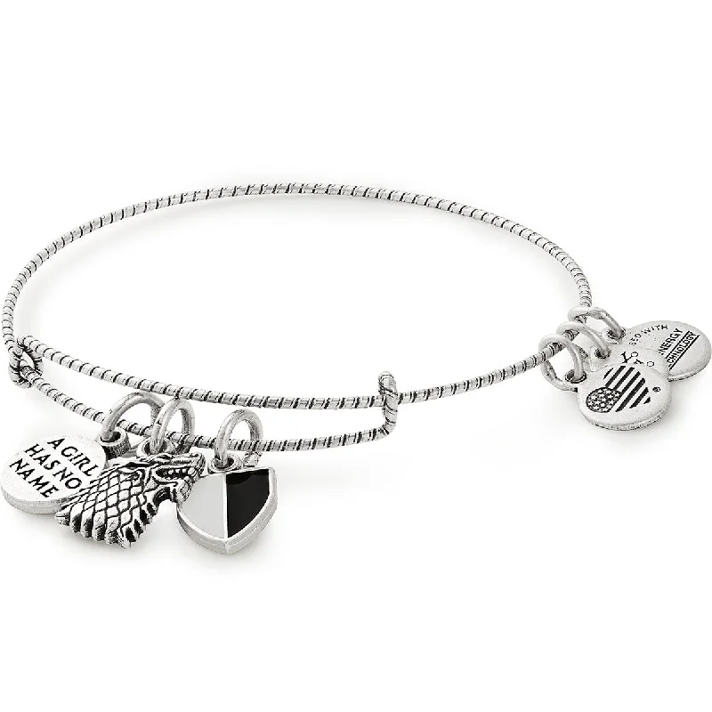 women's bracelets perfect for gifting -Game of Thrones™ Arya Stark Charm Bangle