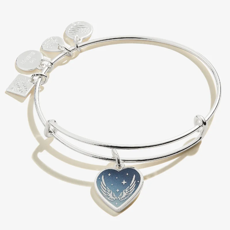 women's bracelets elegant touch -Guardian of Your Heart Charm Bangle