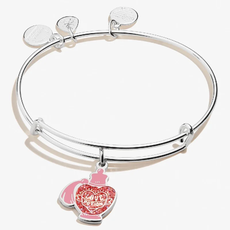 women's bracelets silver -Harry Potter™ Amortentia Charm Bangle