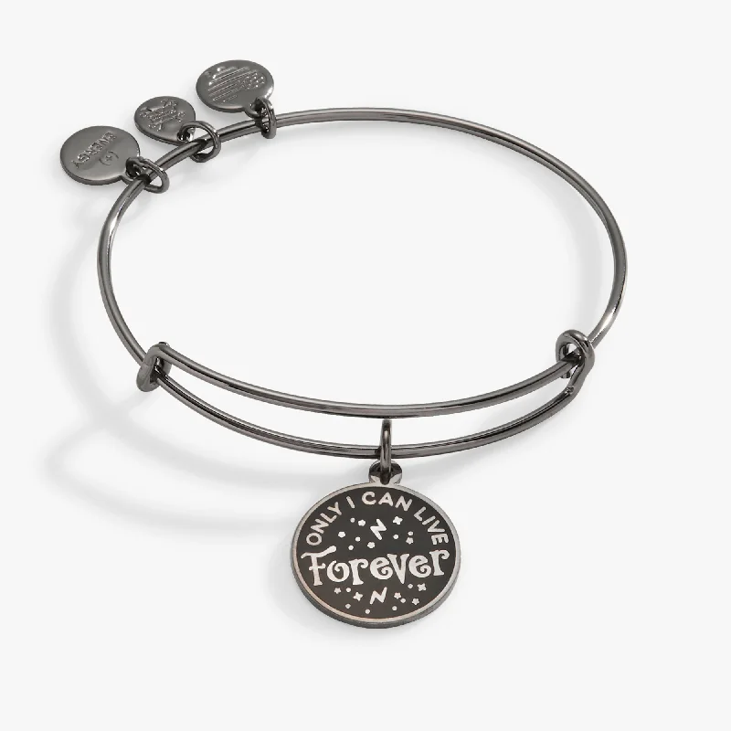 women's bracelets adjustable cuff bracelet -Harry Potter™ Voldemort 'Only I Can Live Forever' Charm Bangle