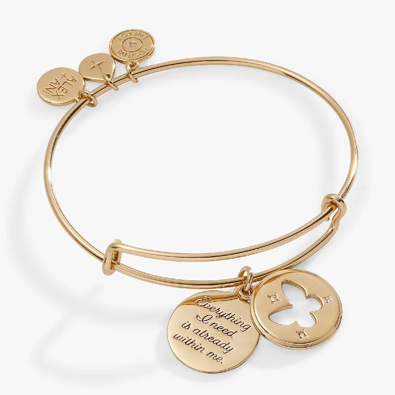 women's bracelets wedding jewelry -Hidden Message Butterfly Affirmation Bangle