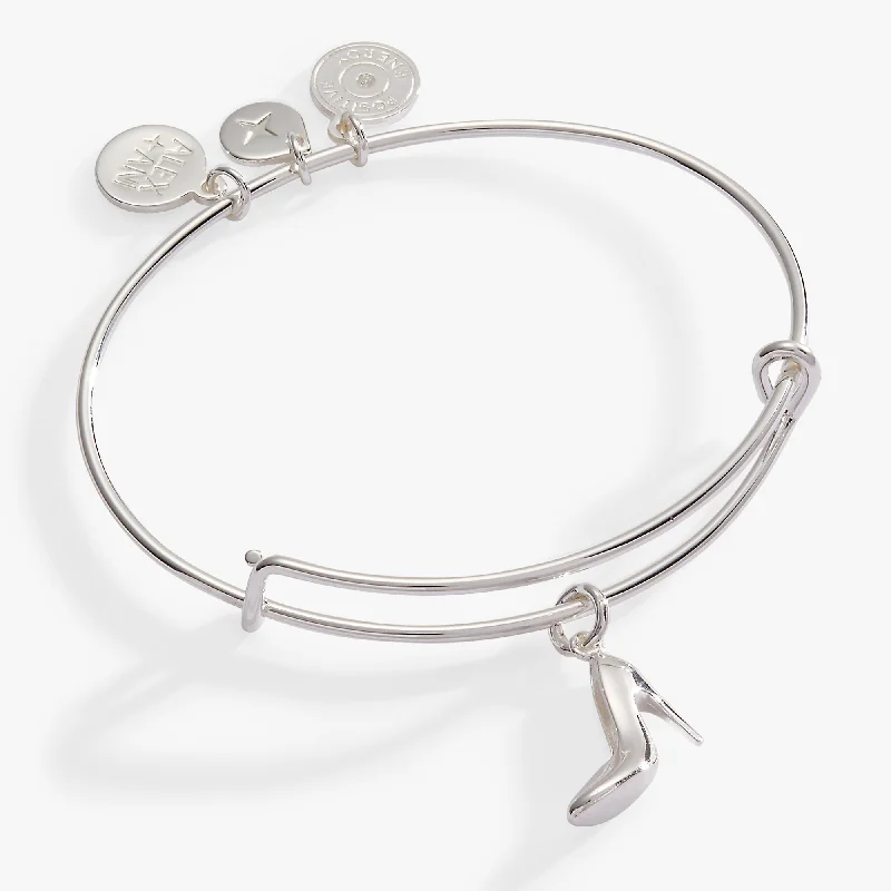 women's bracelets unique craftsmanship -High Heel Charm Bangle