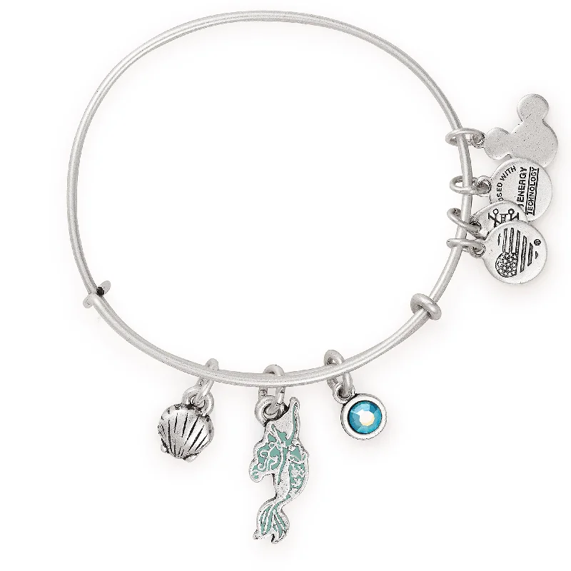 women's bracelets antique design -Disney® Spirit of the Sea Trio Charm Bangle