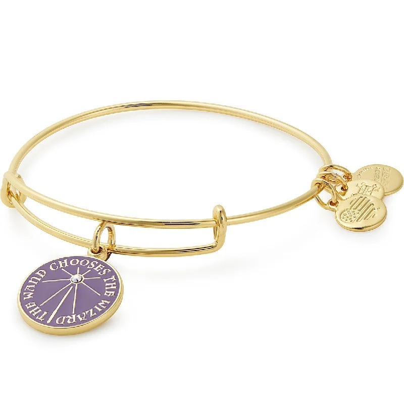 women's bracelets adjustable cuff bracelet -Harry Potter™ 'The Wand Chooses the Wizard' Charm Bangle