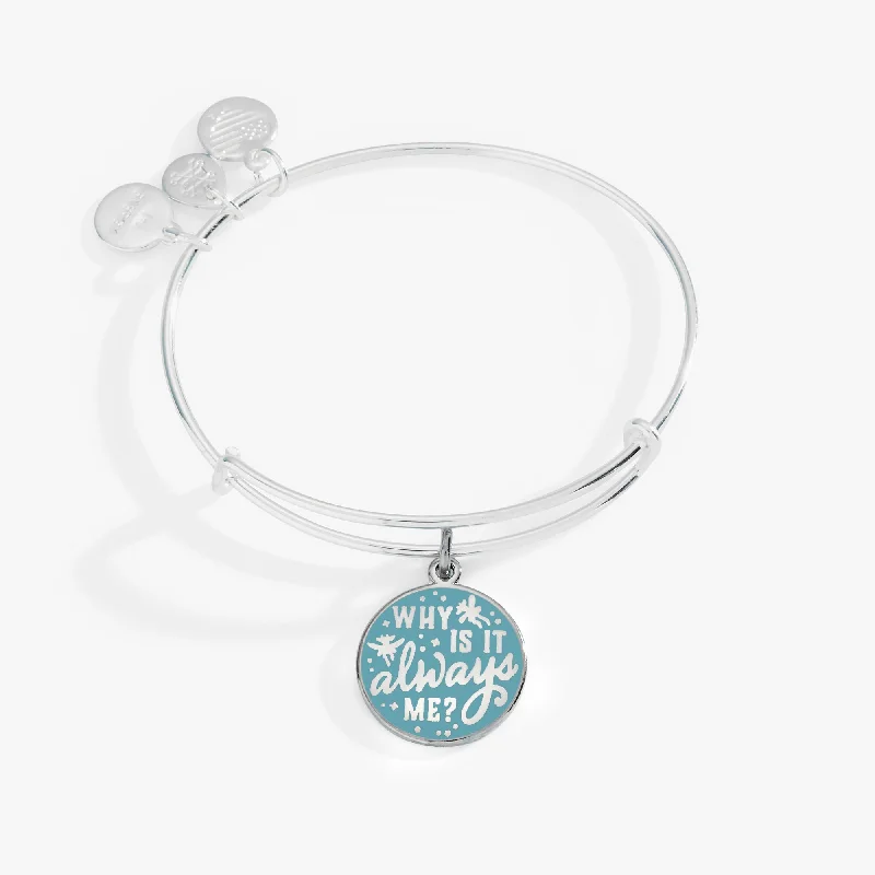 women's bracelets gemstone halo -Harry Potter™ Neville 'Why Is It Always Me?' Charm Bangle Bracelet