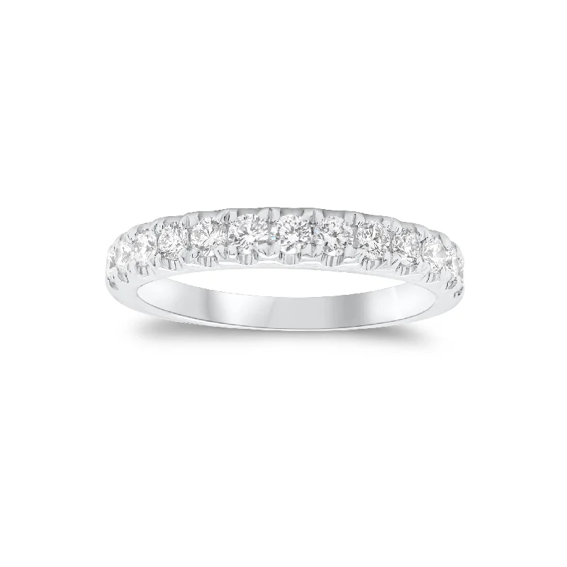 women's engagement rings princess halo -0.50 ct Diamond Wedding Band