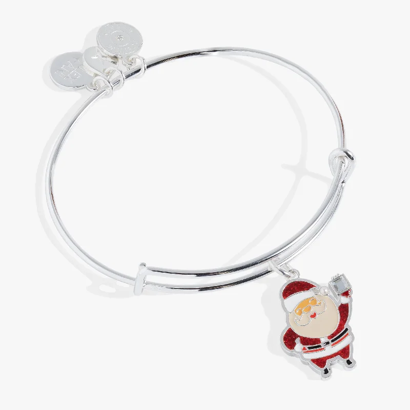 women's bracelets hypoallergenic material -Holiday Santa Bangle