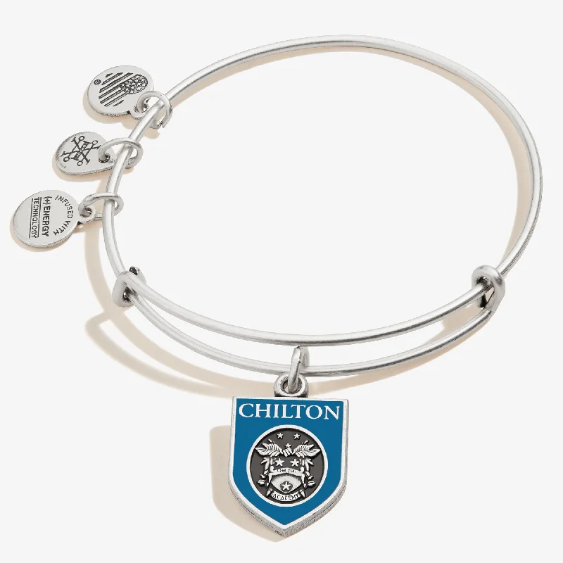 women's bracelets geometric cutout -Gilmore Girls Chilton Charm Bangle