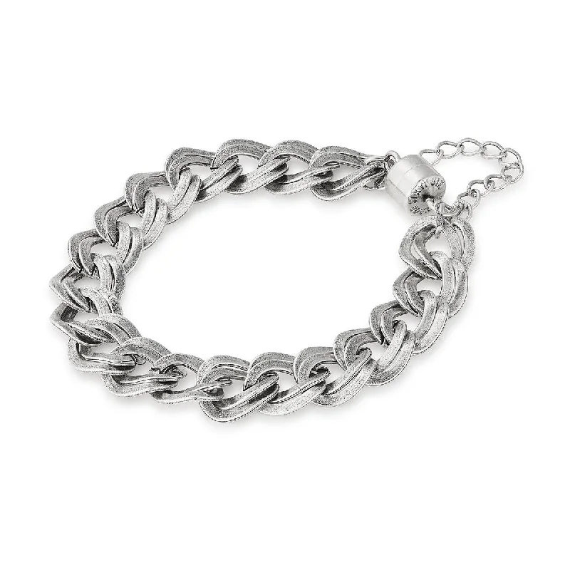 women's bracelets fashion-forward jewelry -Chain Twist Magnetic Bracelet